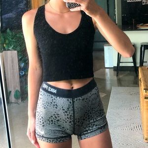 Black and Gray Nike Spandex